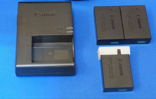 Canon LP-E17 バッテリー3個 純正充電器 セット