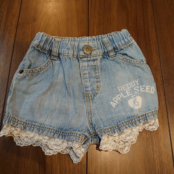 F.O.KIDS エフオーキッズ デニム ショートパンツ レース