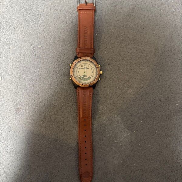 送料無料タイメックス インディグロ アナデジ クロノグラフ 時計 timex