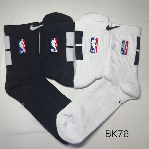 ★新品★ナイキNIKE NBA(26~28cm)バスケットボールソックス靴下2足