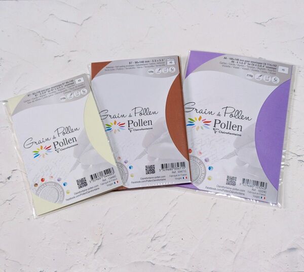 クレールフォンテーヌ Pollen ポレン メッセージカード 封筒