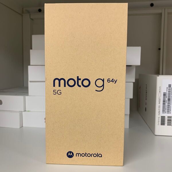 新品未使用・一括購入・moto g64y 5G 6.5インチ メモリー4GB ストレージ128GB スペースブラック ワイモバイル