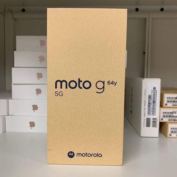 新品未使用・一括購入・moto g64y 5G 6.5インチ メモリー4GB ストレージ128GB スペースブラック ワイモバイル
