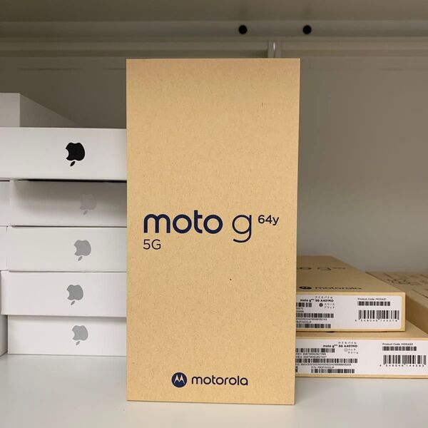 新品未開封・一括購入・moto g64y 5G 6.5インチ メモリー4GB ストレージ128GB スペースブラック