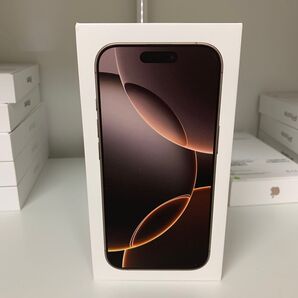 新品未開封・一括購入・iPhone 16 Pro 256GB デザートチタニウム