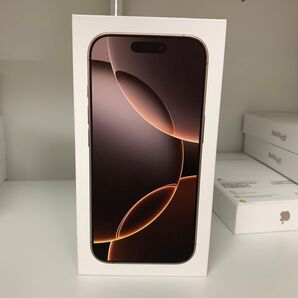 新品未開封・一括購入・iPhone 16 Pro 128GB デザートチタニウム