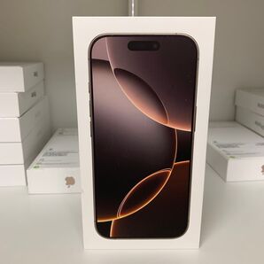 新品未開封・一括購入・iPhone 16 Pro 128GB デザートチタニウム