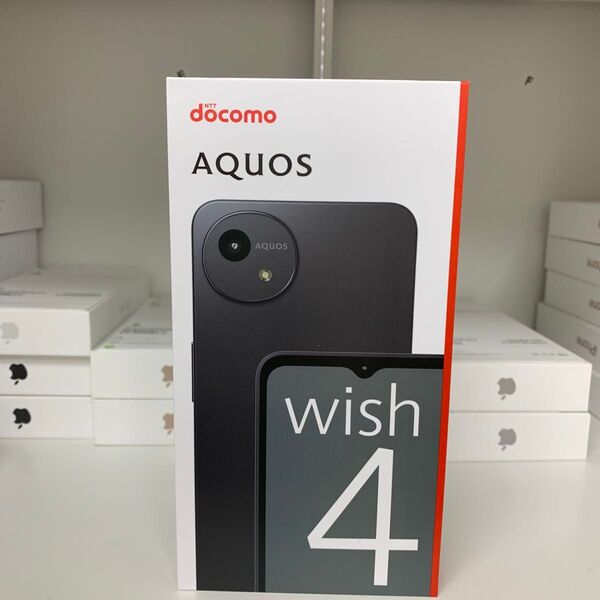 新品未使用・一括購入・AQUOS wish4 ブラック