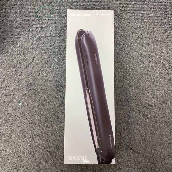 新品未使用・パナソニック ストレートアイロン ナノケア EH-HS9J-K
