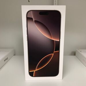 新品未開封・一括購入・iPhone 16 Pro Max 512GB デザートチタニウム