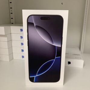 新品未開封・一括購入・iPhone 16 Pro Max 256GB ブラックチタニウム