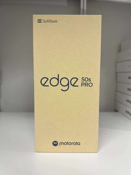 新品未使用・一括購入・motorola edge 50s pro メモリー8GB ストレージ256GB バニラクリーム