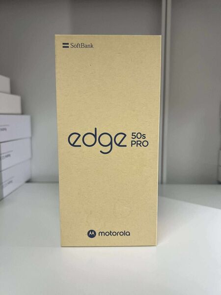 新品未使用・一括購入・motorola edge 50s pro メモリー8GB ストレージ256GB ブラックビューティー