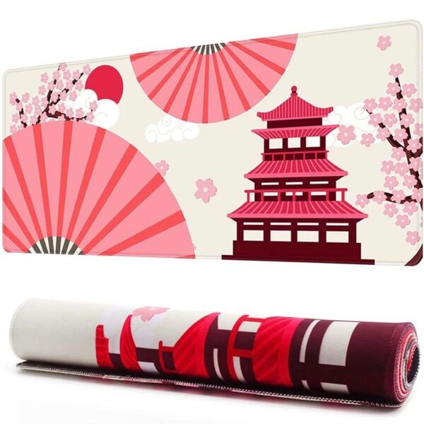 マウスパッド 超大型 防水 ゲーミング マウスパッド 90×40cm 桜