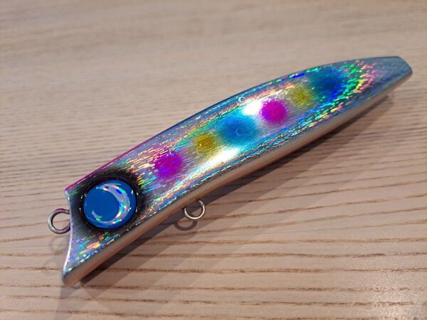 美品!ジャンプライズ メガテロ君160F プロトタイプ 西日本釣り博限定 ブルピンキャンディー 160mm 60g