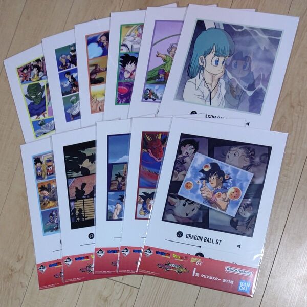 一番くじ ドラゴンボール VSオムニバスCROSS I賞 クリアポスター 11種類コンプリートセット