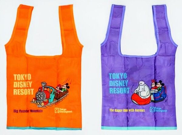 【購入済】東京ディズニーリゾート カプセルトイ パークアトラク第2弾エコバッグ ビッグサンダー&ベイマックス