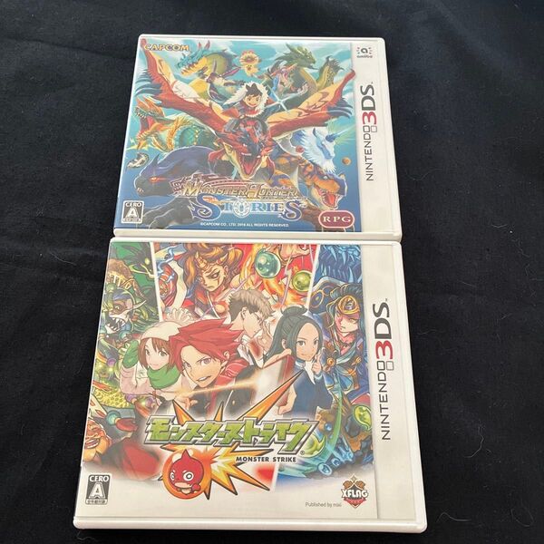 3DSソフト 2個セット モンスターハンターストーリーズ モンスターストライク