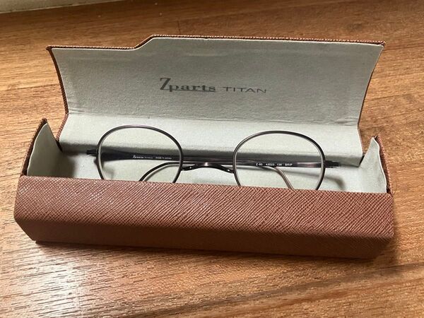 ODAKOH Zparts TITAN Z-90 メガネ 眼鏡 度入り ケース付き