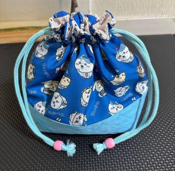 再販 保冷・保温 洗える ハンドメイド ちいかわ×MLB お弁当袋のみ