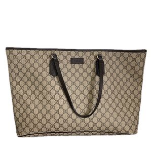 GUCCI トートバッグ GGキャンバス ベージュ系