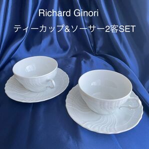 Richard G inori リチャードジノリ ティーカップ・ソーサー 2客セット