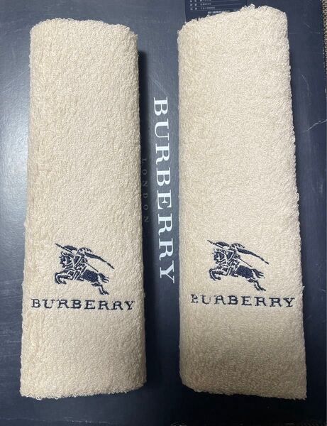 BURBERRY フェイスタオル 2枚セット ベージュ系