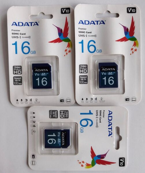 SD カード SDXC UHS-I 16GB ADATA エイデータ 3枚セット