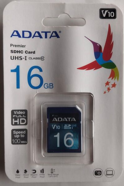 SD カード SDXC SDHC UHS-I 16GB ADATA エイデータ V10