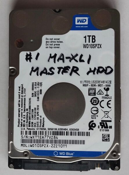 HDD 2.5インチ 1TB 7mm SATA 600 ジャンク