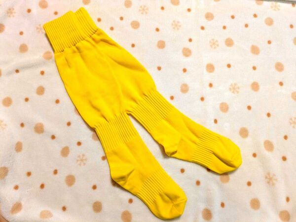 サッカーソックス こども用 イエロー【16cm~18cm】