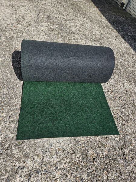 【新品】本格ポリエステル不織布 防草シート(グリーン) 巾1m×40m
