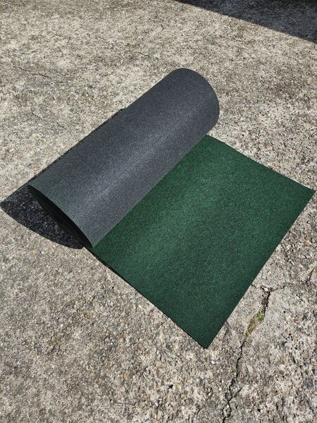 【新品】本格ポリエステル不織布 防草シート(グリーン) 巾1m×30m
