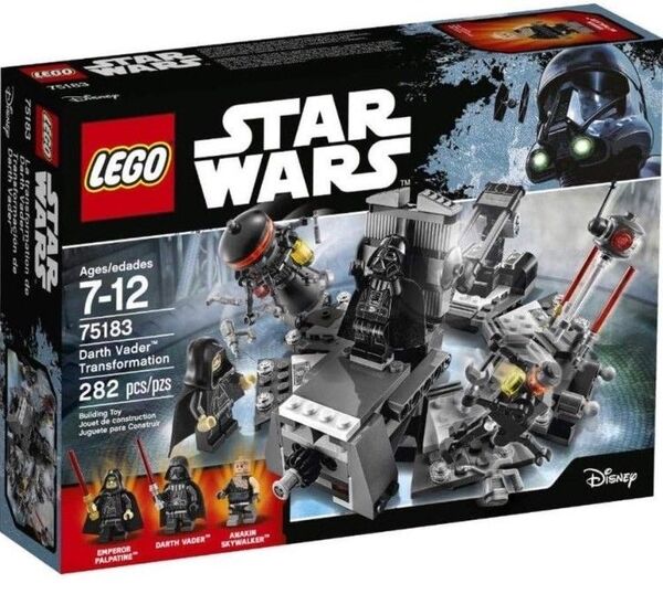 【美品】LEGO スターウォーズ 75183 ダースベイダーの誕生