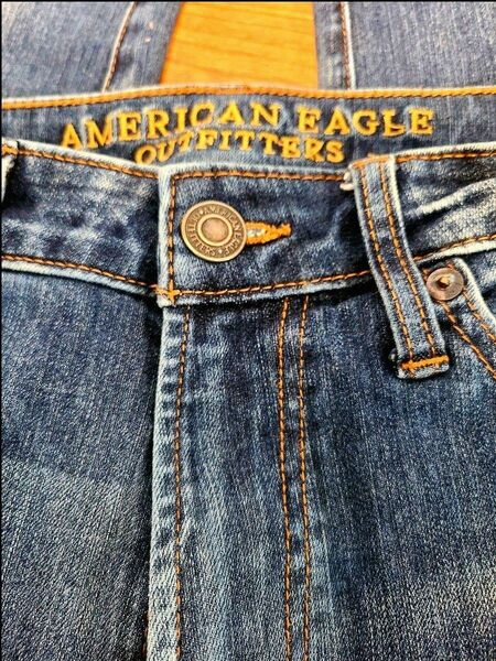 【American Eagle】 ブルー デニム アメリカンイーグル デニムパンツ ジーンズ