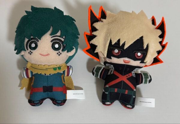 僕のヒーローアカデミア ユアネクスト ちみっともぬいバッジ 緑谷出久 爆豪勝己 ヒロアカ ぬいぐるみ
