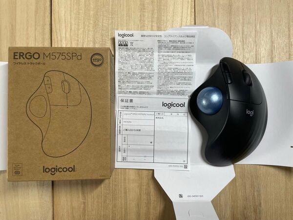 Logicool ERGO M575SPd ブラック ワイヤレス トラックボール 無線 Bluetooth ロジクール 黒 美品