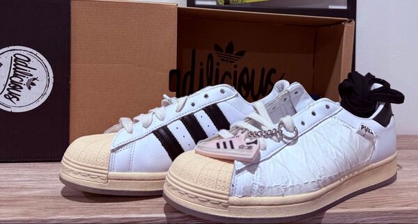 アディダス 「TAEGEUKDANG × adidas」本革 韓国×コラボシリーズ HQ3612 25.5cm 箱付き