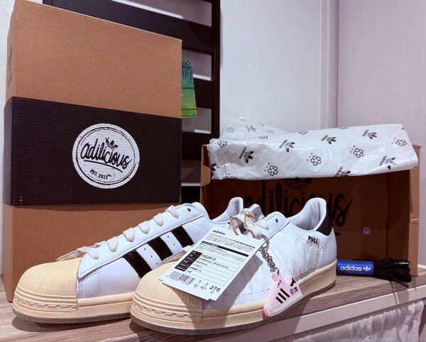 アディダス 「TAEGEUKDANG × adidas」本革 韓国×コラボシリーズ HQ3612 27.5cm新品未使用箱付き