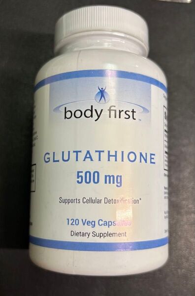 賞味期限:25/8 グルタチオン 500mg 120カプセル body first