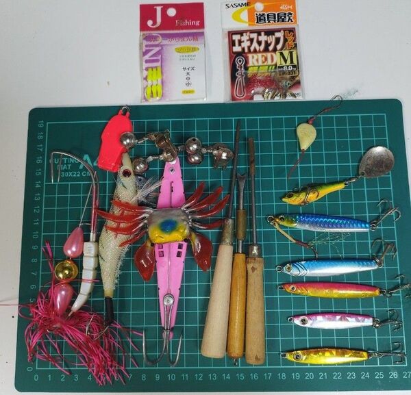 タコエギ メタルジグ 針ハズシ スナップ ブラクリ 釣り 海釣り エギング