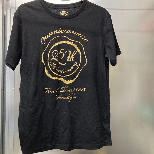 安室奈美恵 finally ファンクラブ Tシャツ ブラック Mサイズ