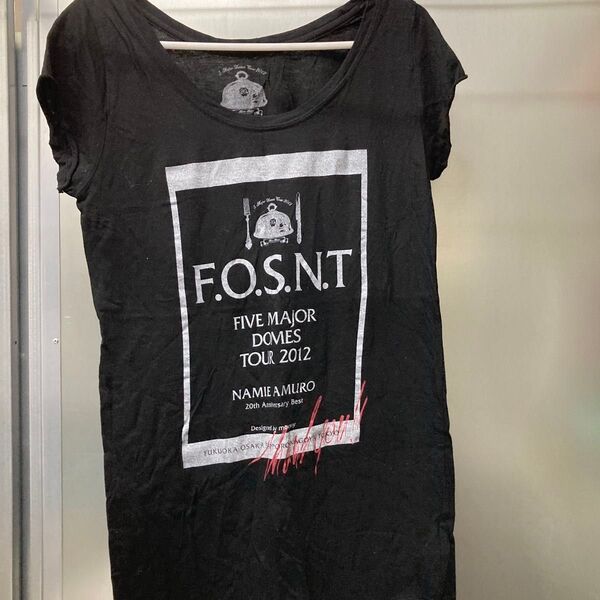 安室奈美恵 ドームツアー Tシャツ レディース フリーサイズ moussy コラボ