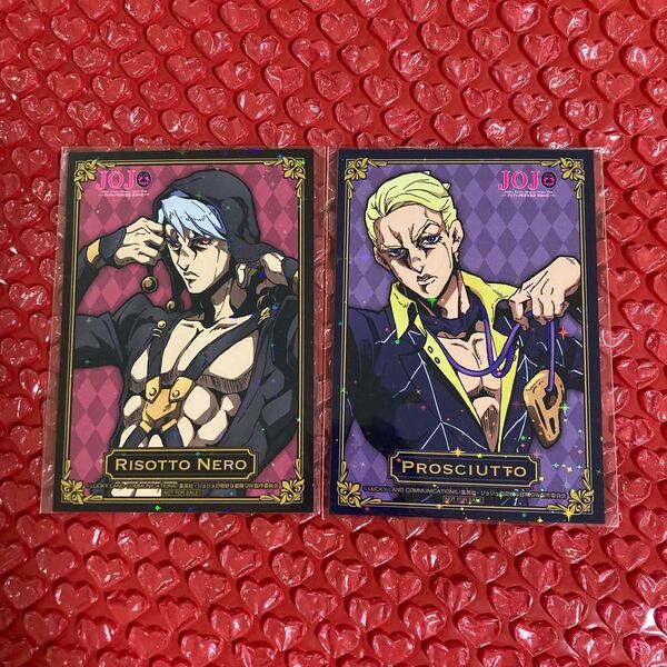 ジョジョの奇妙な冒険 第5部 黄金の風 C96 特典 ブロマイド リゾット プロシュート