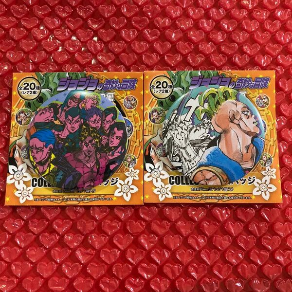 荒木飛呂彦 原画展 ジョジョの奇妙な冒険 第5部 暗殺者チーム ペッシ 缶バッジ