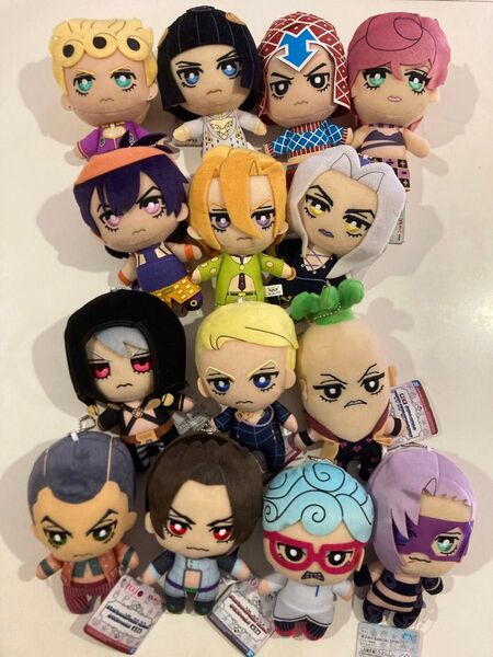 アドアーズ・セガ限定 ジョジョの奇妙な冒険 第5部 黄金の風 ともぬい 14点セット