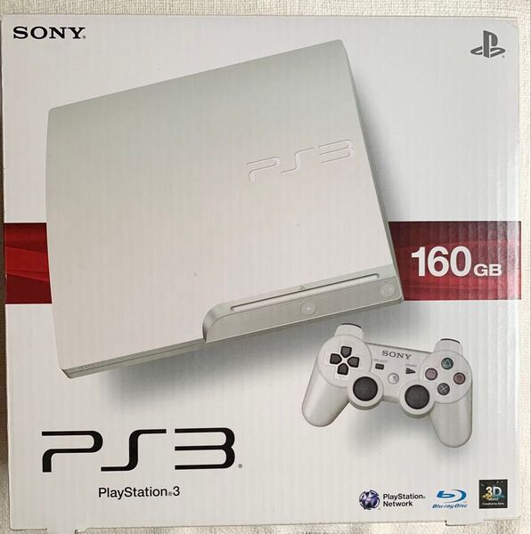 【動作確認済】SONY PlayStation 3 (CECH-3000A) 160GB 本体セット