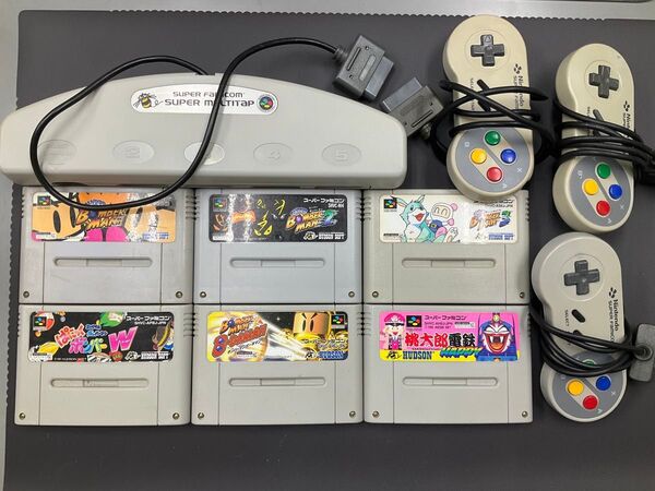 スーパーファミコン SFC マルチタップ セット コントローラー ソフト まとめ