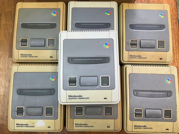 スーパーファミコン SFC スーファミ 本体 ×7 ジャンク 部品取り