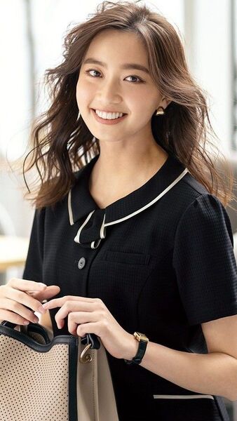 新品 セロリー 19号 オーバーブラウス 事務服 制服 オフィス 春夏 半袖